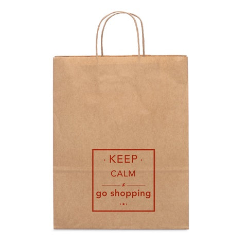 G92876 ELLEN. Borsa in carta kraft 115 gr/m²