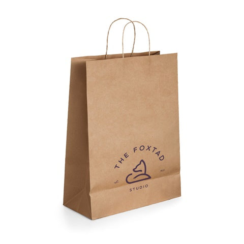 G92877 TAYLA. Borsa in carta kraft 115 gr/m²