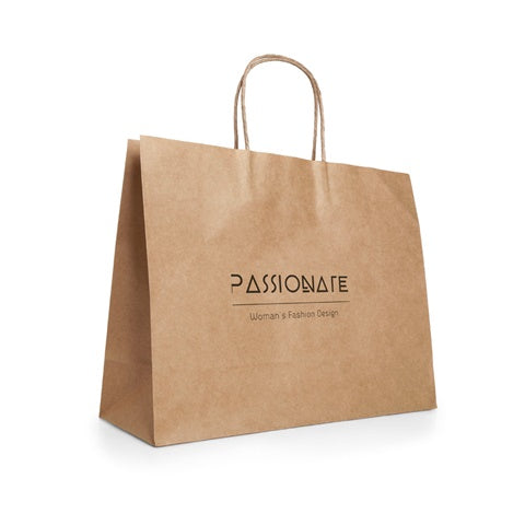 G92878 KIRA. Borsa in carta kraft 115 gr/m²