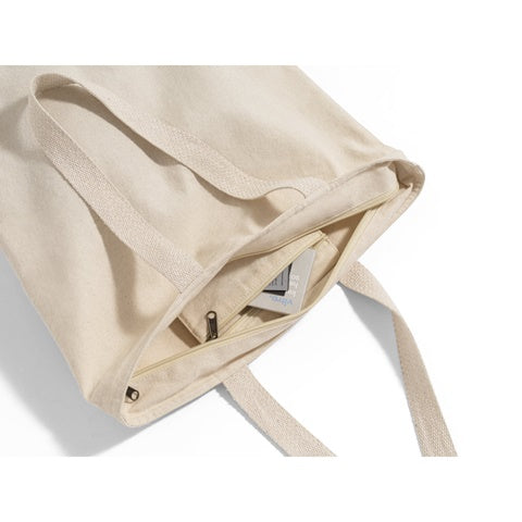 G92926 HACKNEY. Borsa in cotone 100% con chiusura da 280 gr/m²