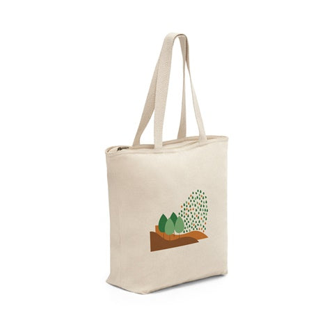 G92926 HACKNEY. Borsa in cotone 100% con chiusura da 280 gr/m²