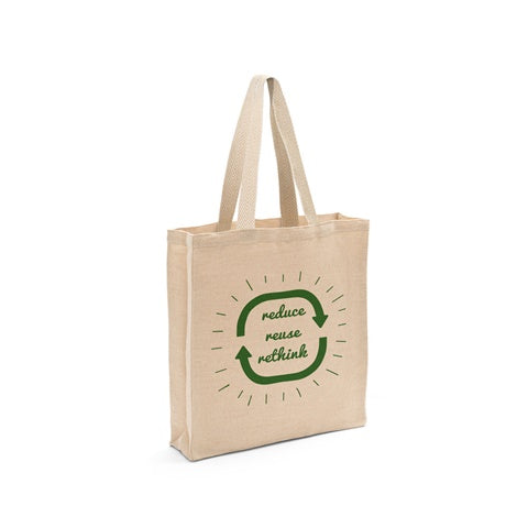 G92937 PADOVA. Borsa in juco da 275 gr/m²