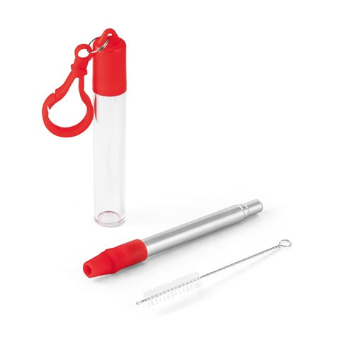 G94057 ZAMBA. Kit con cannuccia riutilizzabile