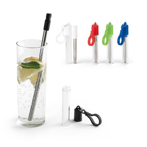 G94057 ZAMBA. Kit con cannuccia riutilizzabile