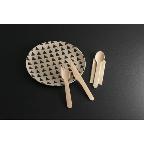 G94077 SUYA. Set di posate in legno