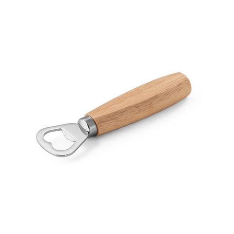 G94134 HOLZ. Apribottiglie in metallo e legno