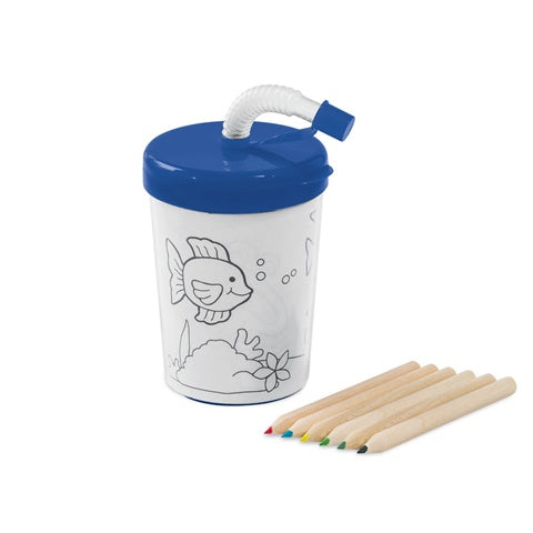 G94635 TEJO. Bicchiere da viaggio in PP e PS 200 ml