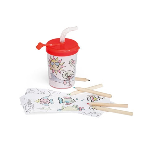 G94635 TEJO. Bicchiere da viaggio in PP e PS 200 ml