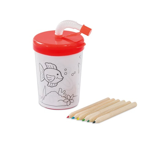 G94635 TEJO. Bicchiere da viaggio in PP e PS 200 ml