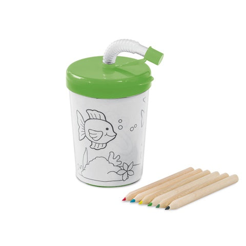 G94635 TEJO. Bicchiere da viaggio in PP e PS 200 ml