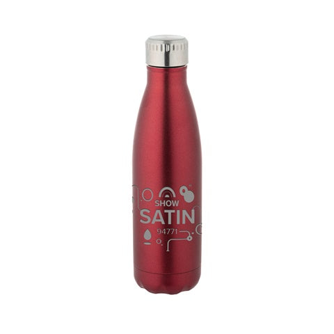 G94771 SHOW SATIN. Borraccia in acciaio inox 540 ml