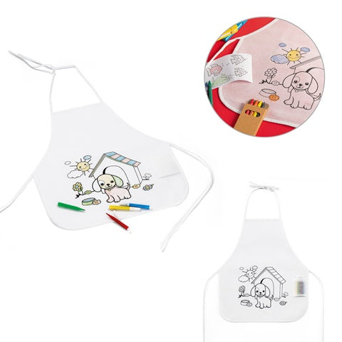 G99834 NILO. Grembiule per bambino da colorare