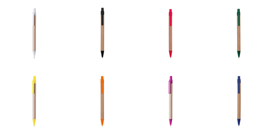 G3564 Penna in cartone riciclato e Colors