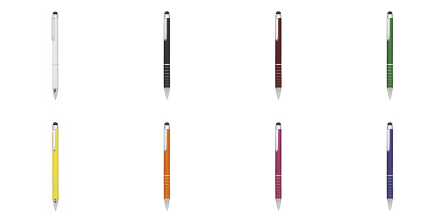 G3960 Penna in alluminio con puntatore touch Colors