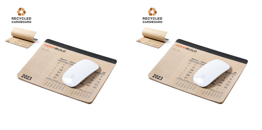 G6920 Tappetino Mouse Calendario in carta riciclata wow