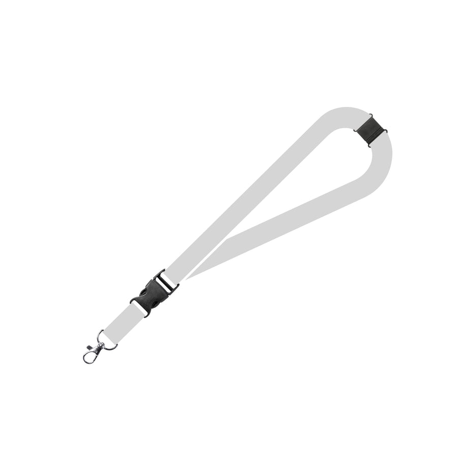 OpenPlus20-Portabadge da 20 mm con Fibbia e Sgancio - min 100 pz