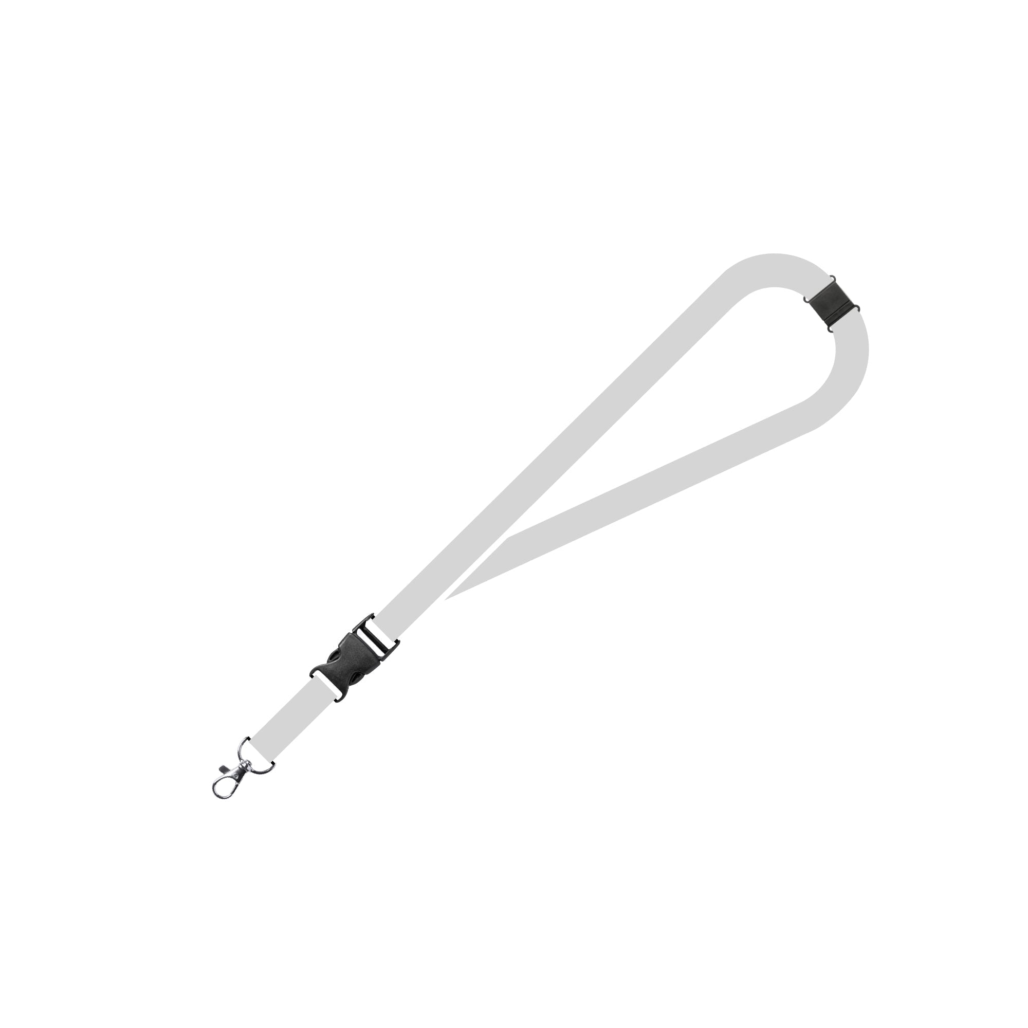 OpenPlus15-Portabadge da 15 mm con Fibbia e Sgancio - min 100 pz