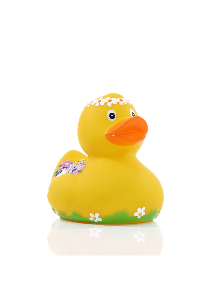 GM131290 Squeaky duck, flower design