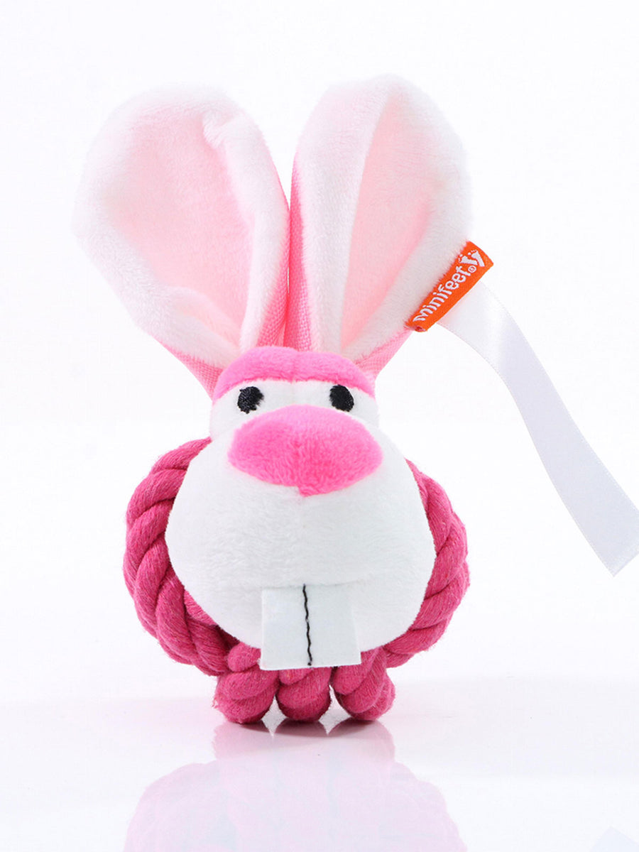 GM170021 Dog toy knotted animal rabbit