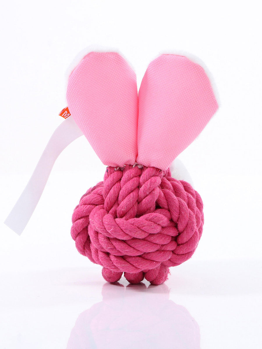 GM170021 Dog toy knotted animal rabbit