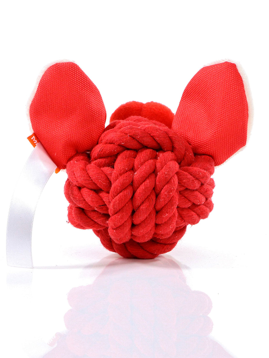 GM170023 Dog toy knotted animal boar