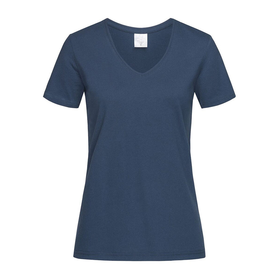 GTV15 - 150 gr  GIRL T-SHIRT COLLO A V MEZZA MANICA