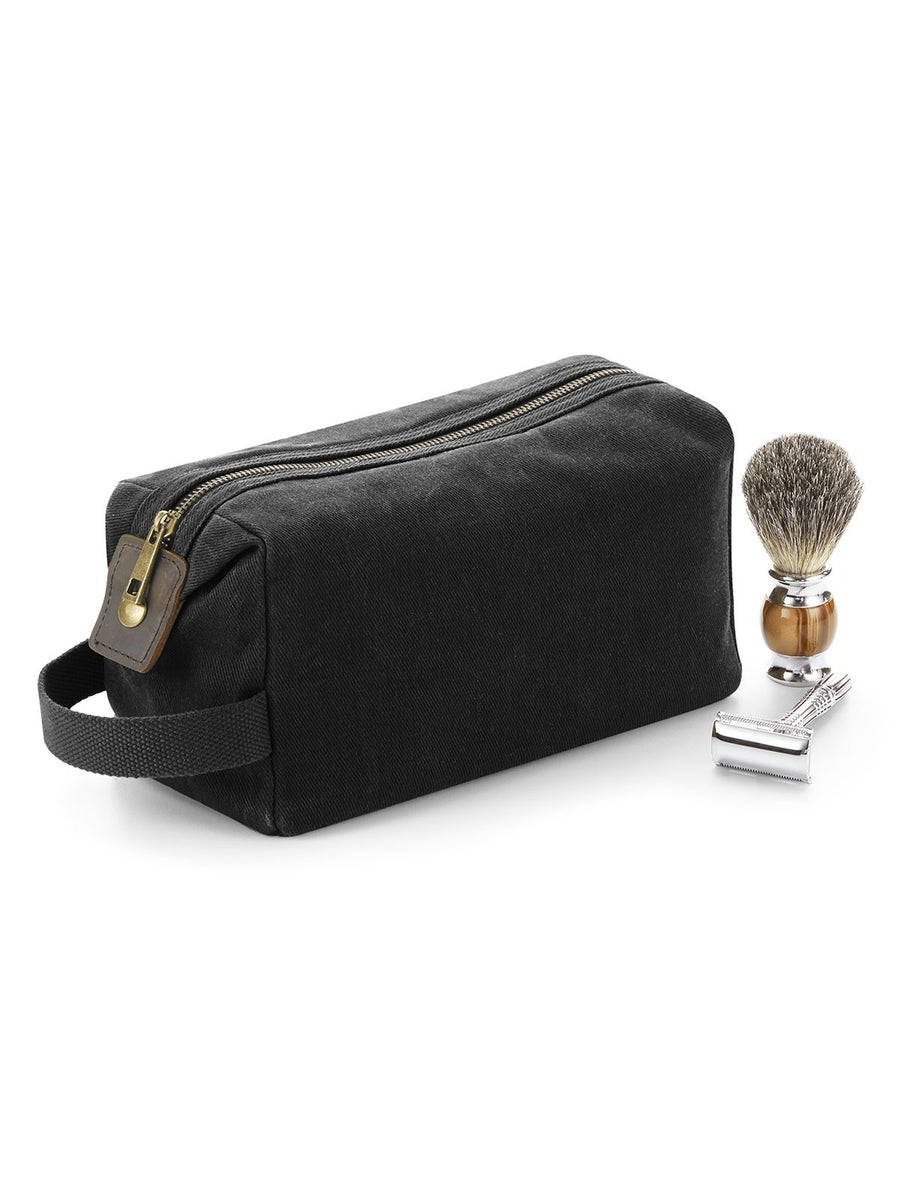 GQD651 Heritage Waxed Canvas Wash Bag