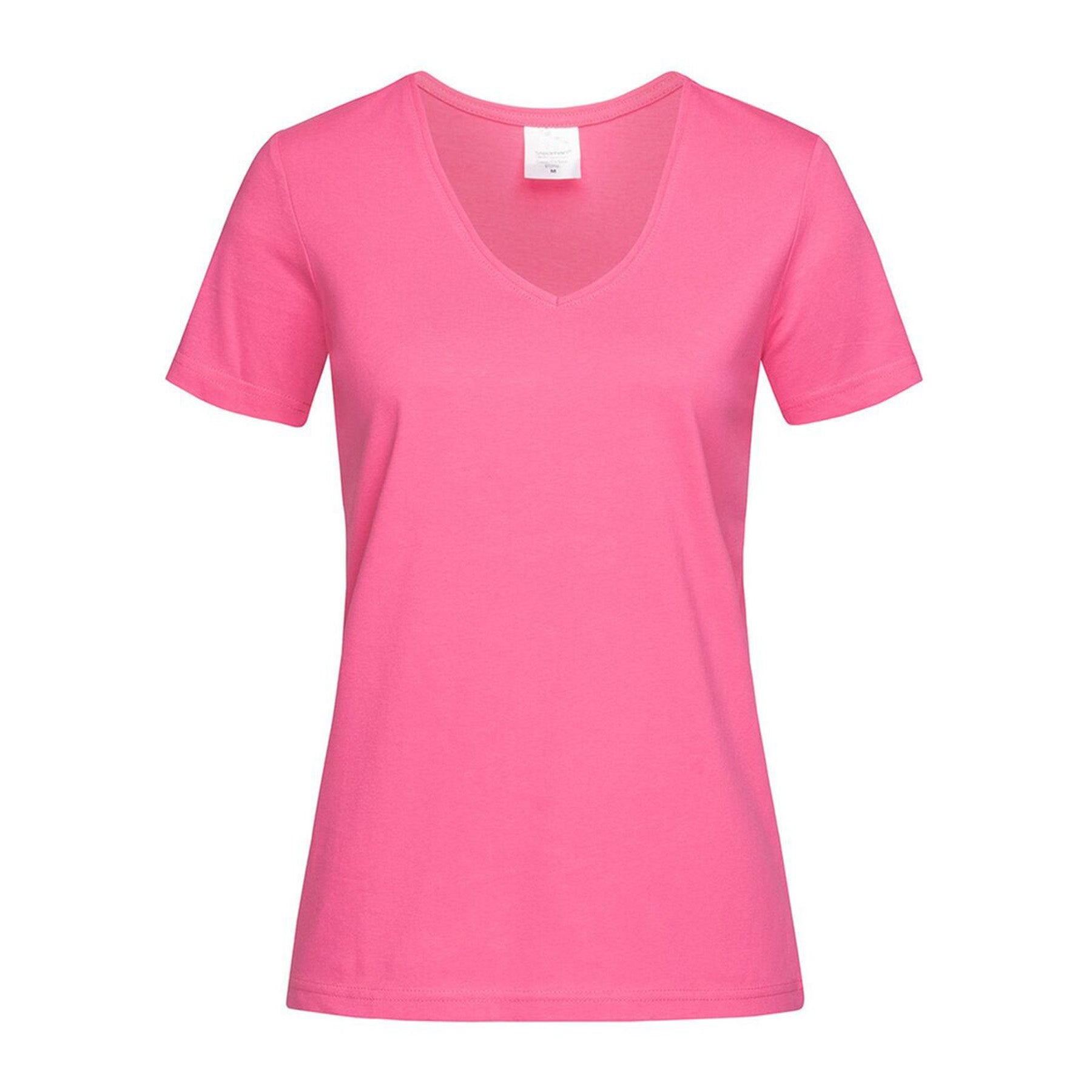 GTV15 - 150 gr  GIRL T-SHIRT COLLO A V MEZZA MANICA