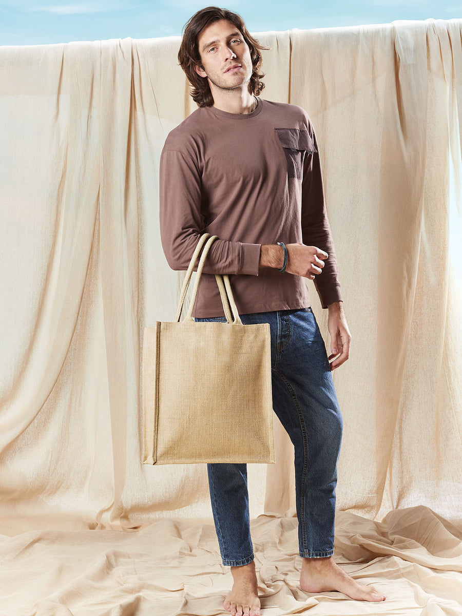 GW409 Jute Premium Shopper