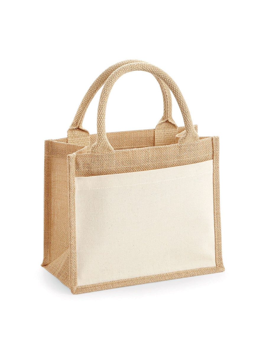 GW425 Cotton Pocket Jute Gift Bag