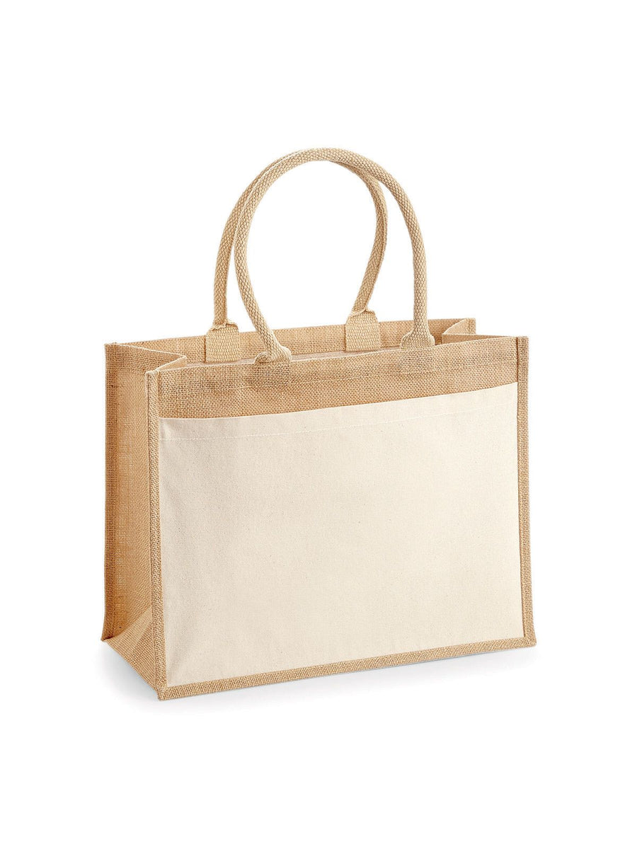 GW427 Cotton Pocket Jute Shopper