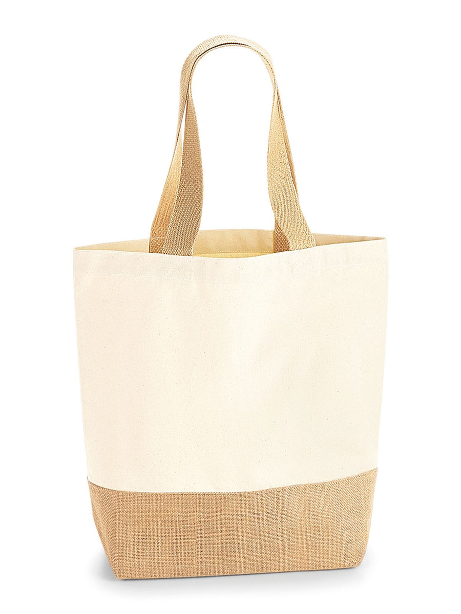 GW450 Jute Base Canvas Shopper