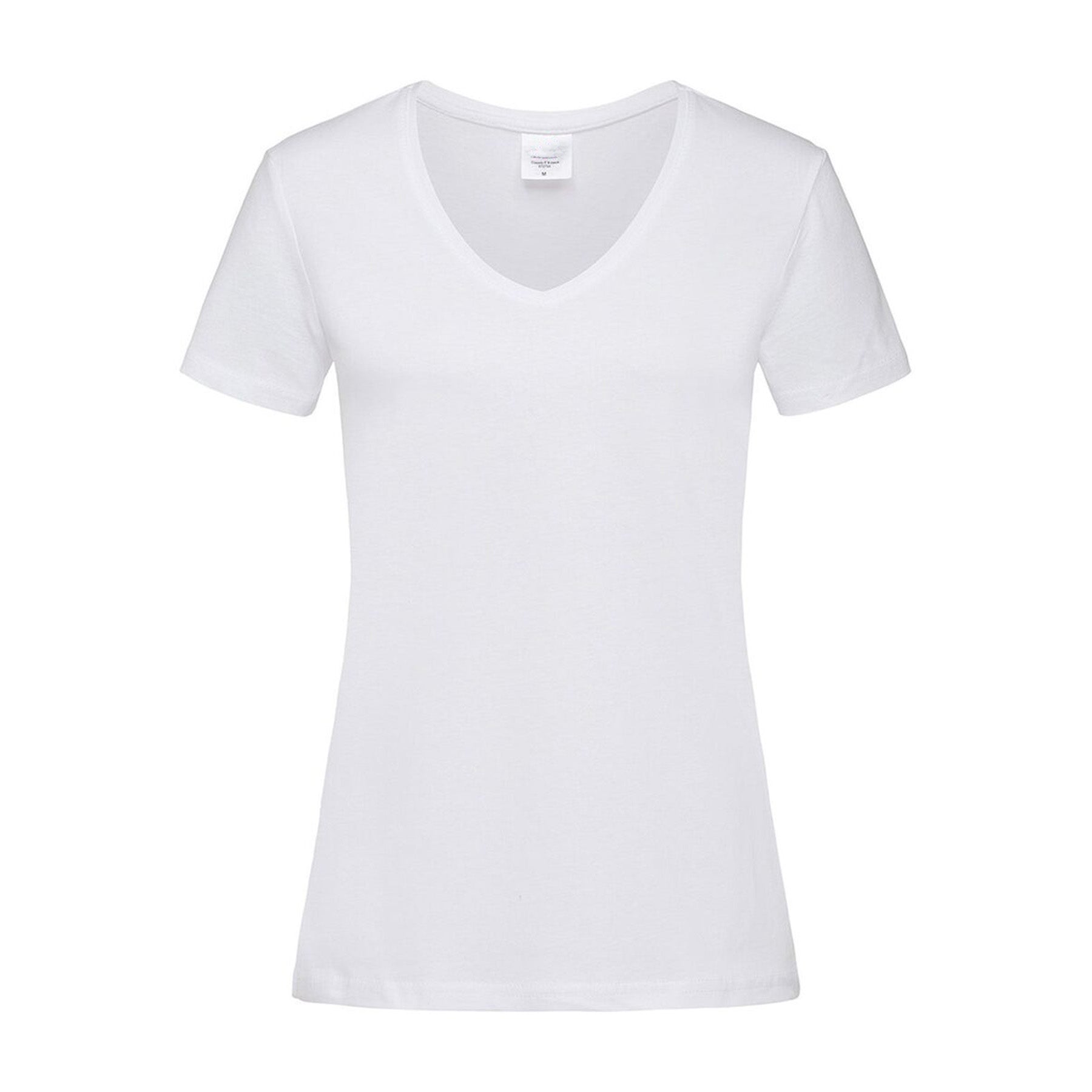 GTV15 - 150 gr  GIRL T-SHIRT COLLO A V MEZZA MANICA