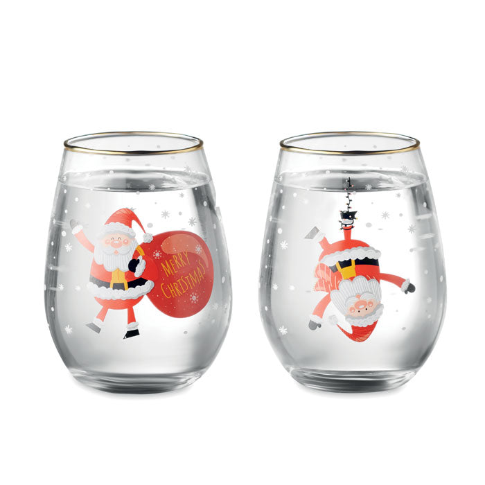 GX1501 Set di 2 bicchieri di Natale