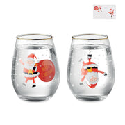 GX1501 Set di 2 bicchieri di Natale