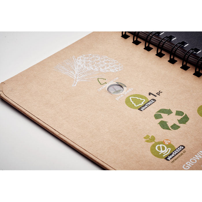 GO6225 Notebook A5 in legno di pino