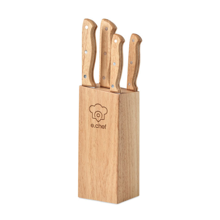 GO6308 Set ceppo e 6 coltelli