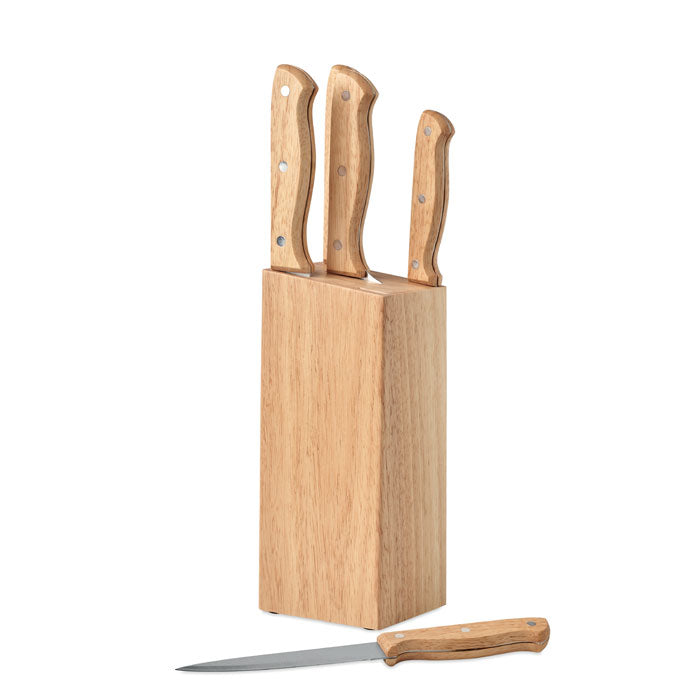 GO6308 Set ceppo e 6 coltelli