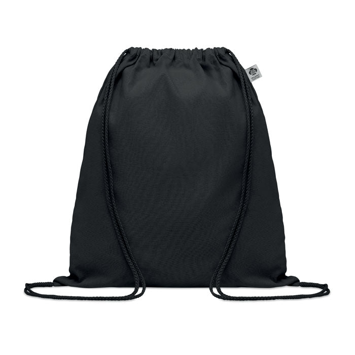 GO6355 Borsa con coulisse in cotone organico