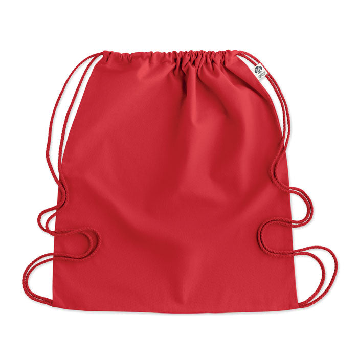 GO6355 Borsa con coulisse in cotone organico