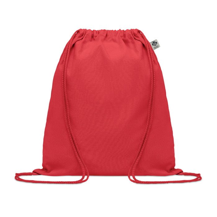 GO6355 Borsa con coulisse in cotone organico