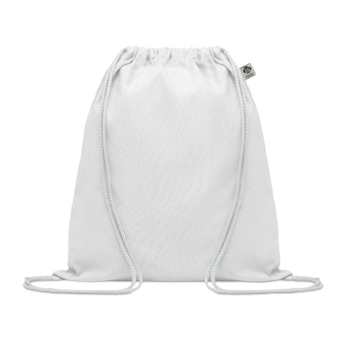 GO6355 Borsa con coulisse in cotone organico
