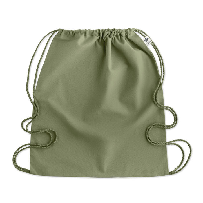GO6355 Borsa con coulisse in cotone organico