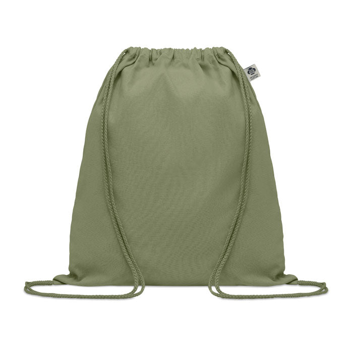 GO6355 Borsa con coulisse in cotone organico