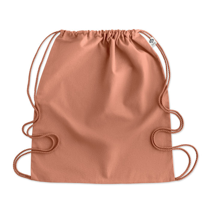 GO6355 Borsa con coulisse in cotone organico