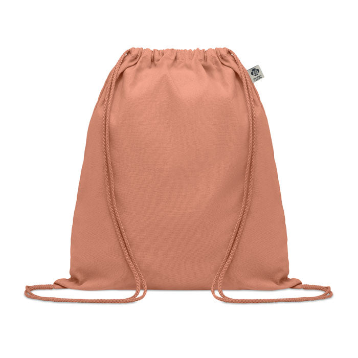 GO6355 Borsa con coulisse in cotone organico