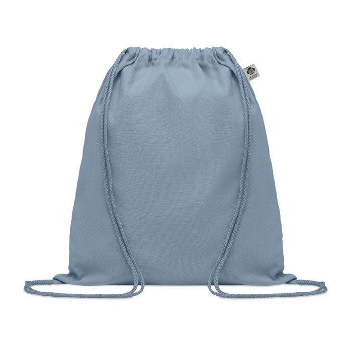 GO6355 Borsa con coulisse in cotone organico