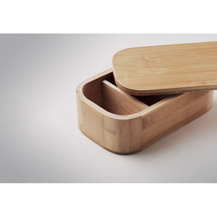 GO6378 Portapranzo in bamboo. 1000ml