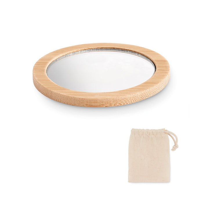 GO6406 Specchio da trucco in bamboo