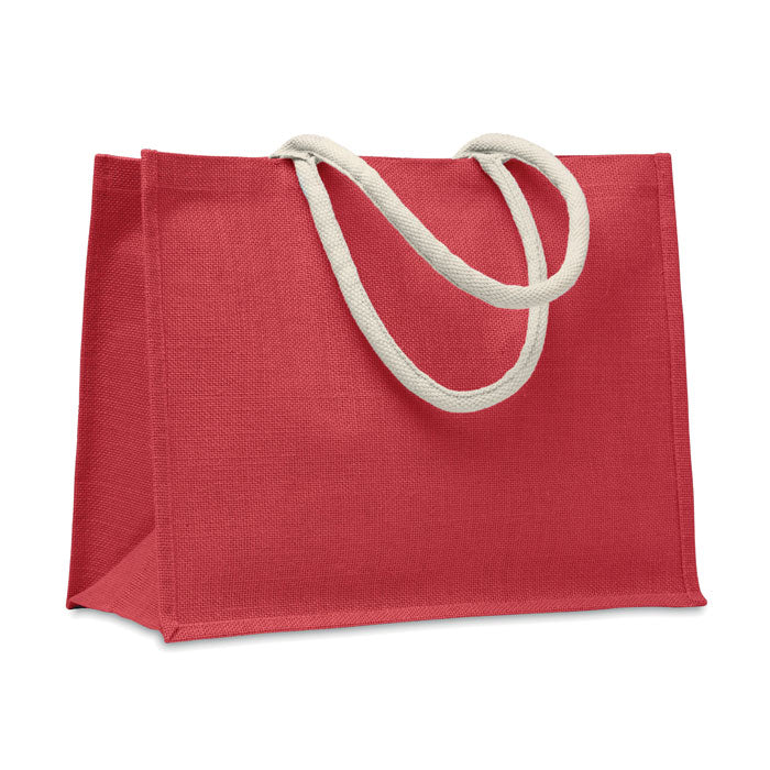 GO6443 Borsa in iuta. Manici in cotone